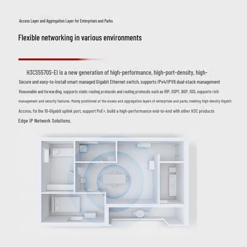 H3C S5570S-36F-EI 24-Port Gigabit Layer 3 Aggregation Switch