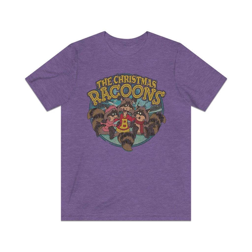 

The Christmas Raccoons 1980 Vintage Men s T shirt 3XL