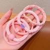 Children's Hair Band Simple Color Rubber Band High Value Girl Ball Head Ponytail Head Rope Little Girl Hair Rope