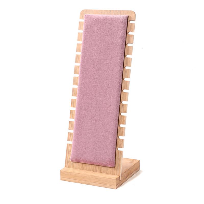 Necklace Display Stand, Velvet Soft Mat Multiple Jewelry Pendant Holder, Tabletop Necklace Bracelets Chain Organizer