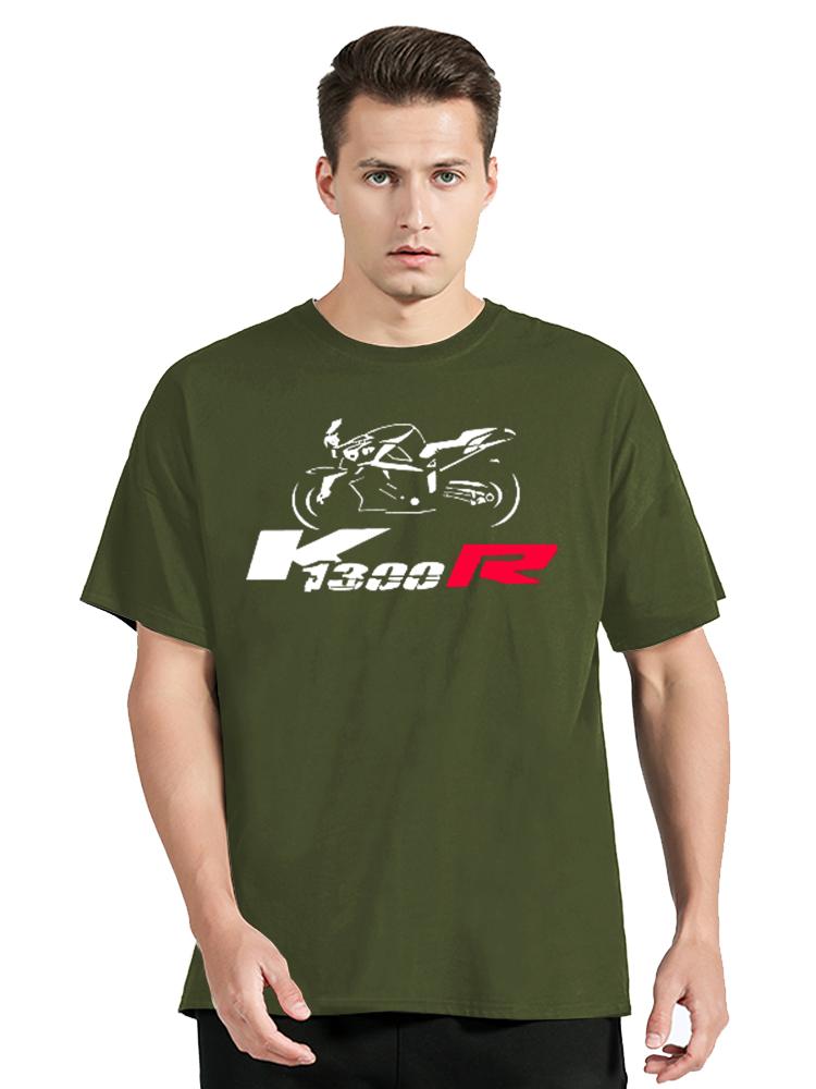 Deutschland Motorrad K1300r T-Shirts K 1300 R Shirt Unisex Tops Baumwolle Fitness Übergroßes T-Shirt Streetwear Grafik T-Shirt