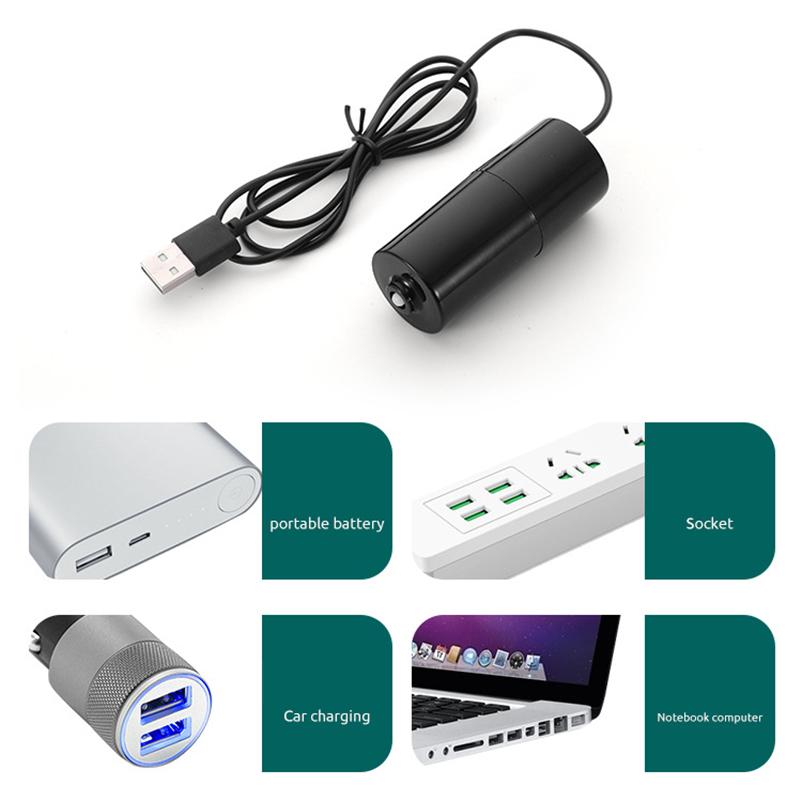Akvarium oksygen luftpumpe fisketank USB Silent Air Kompressor Aerator Portable Mini Small Oxygenator Akvariumtilbehør 5v 1W
