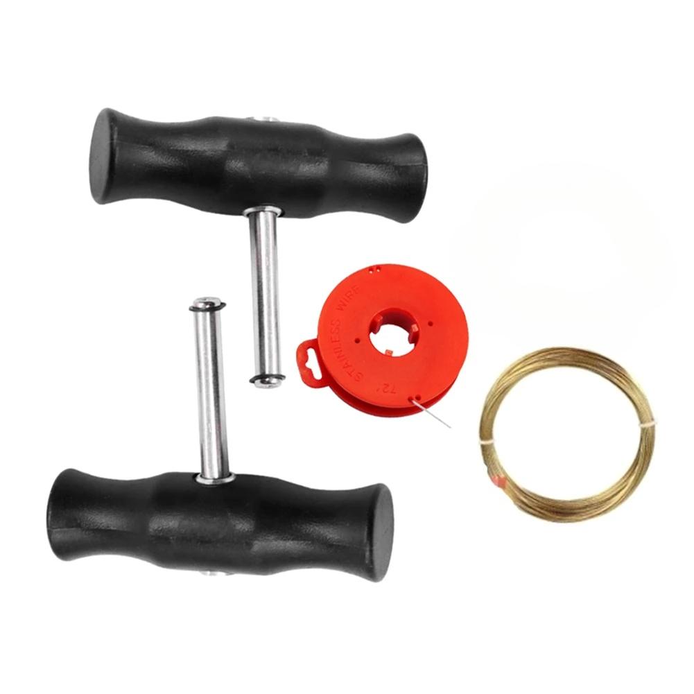 

Universal Car Windshield Repair Tool with Handle - Glass Removal Wire Auto Car Windscreen Chip Fixing Kit