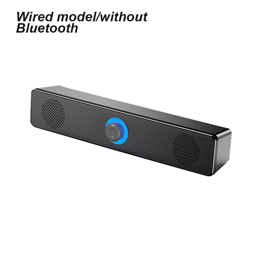 Wireless Speaker Bluetooth-compatible Dual Horn Stereo Subwoofer Loudspeaker Soundbar Home Use High Volume Laptop PC