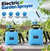 5L/8L Rechargeable Electric Garden Sprayer Portable Battery Powered Pressure Sprayer with Shoulder Strap for Farm Orchard Lawn
