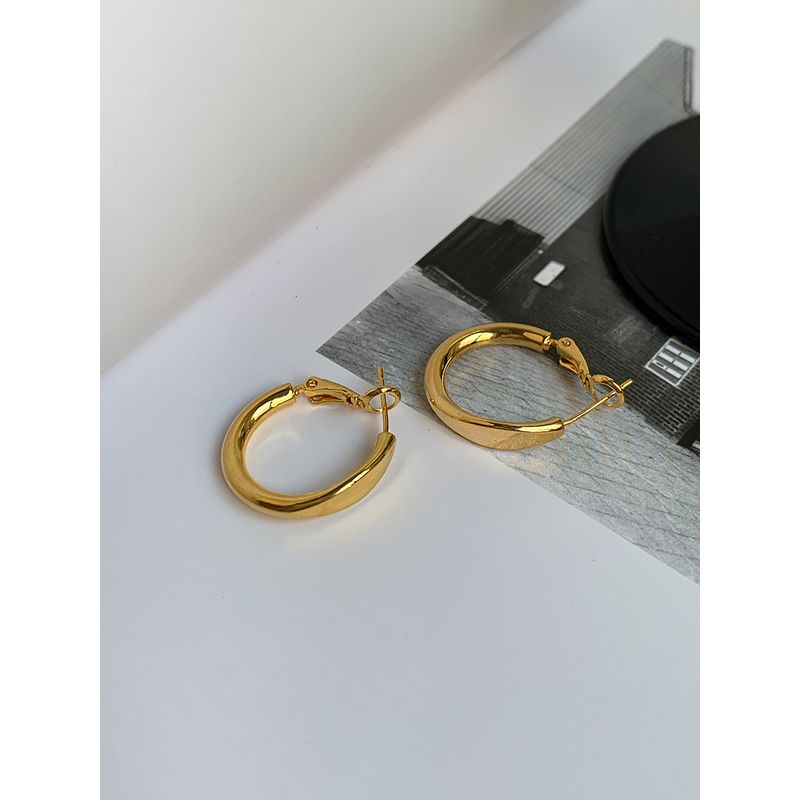 

INS Fashion Special-Interest Design Fashionmonger Earrings Female Silver Needle Gold