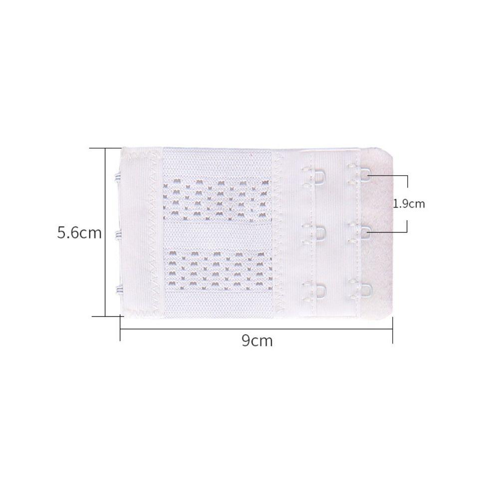 Adjustable Women Bra Extender 2 Row 3 Hooks Women's Brassiere Buckle Bra Extension Buckle Underwear Accessor