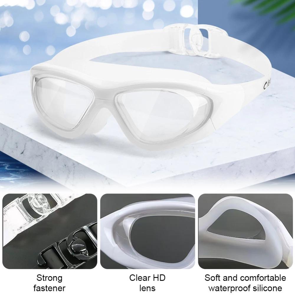 Anti Fog Swim Goggles Waterproof Swimming Glasses Adult Adjustable Professional Eye Protection Eyewear Water Sports Accessories