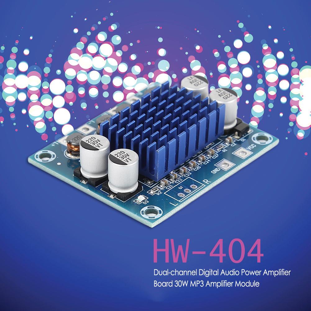 

5-teiliges Dual-Channel-Digital-Audio-Leistungsverstärkerplatine 30-W-MP3-Verstä