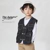 Duoduojia Boys' Fashion Denim Workwear Vest