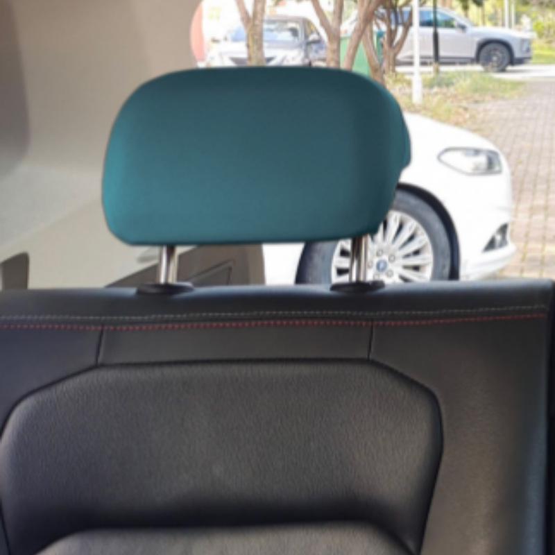 Uniwersalny Elastyczny Pokrowiec na Siedzenie Samochodowe i Zagłówek - Odporny na zabrudzenia, Pasuje do pojazdów 5-7 miejscowych i ciężarówek