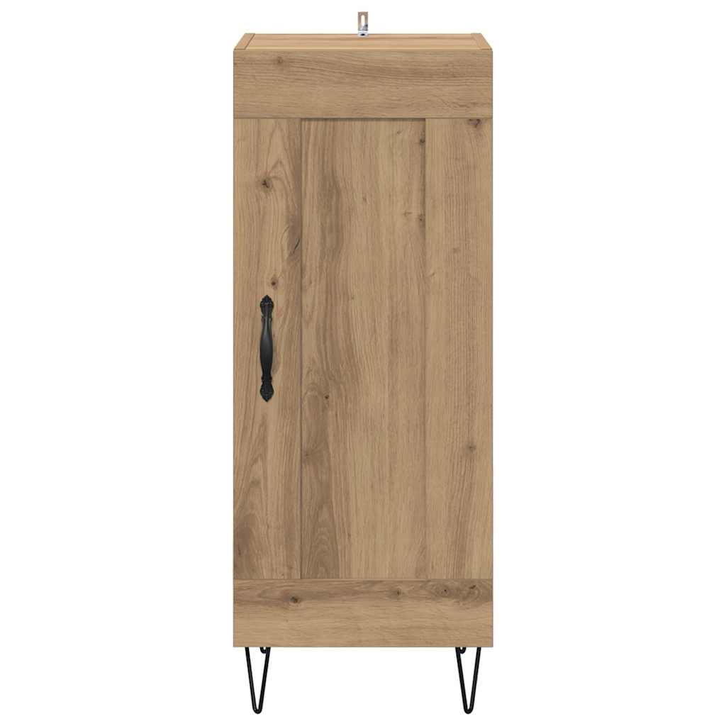 Sideboard Artisan Oak 34.5 x 34 x 90 cm Engineered Wood and Iron