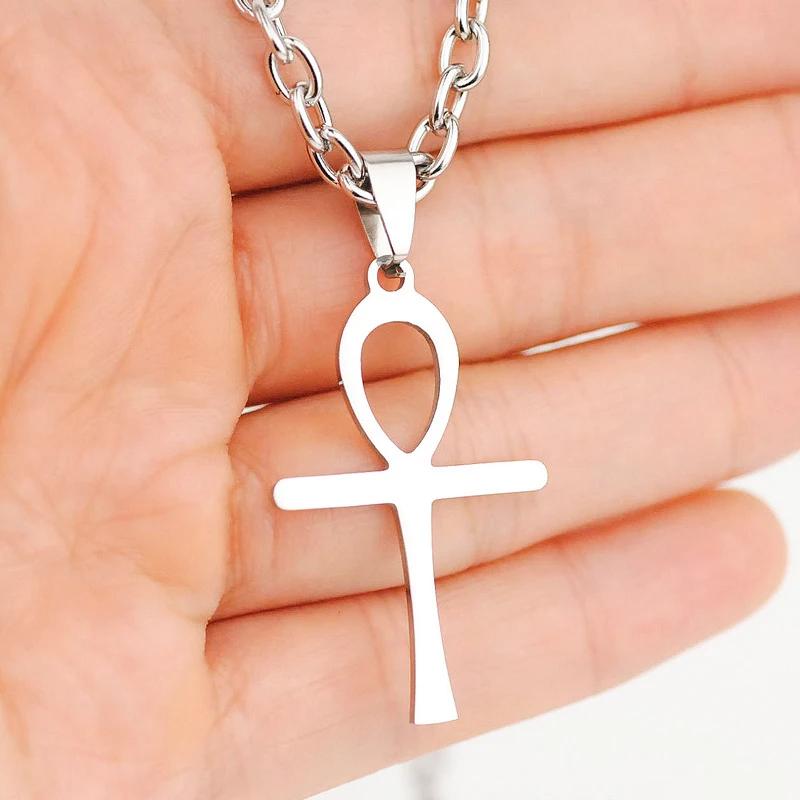Unisex Stainless Steel Pendant Necklace Punk Hip Hop Chain Charm Jewelry Gift for Men And Women Fashion Accessory
