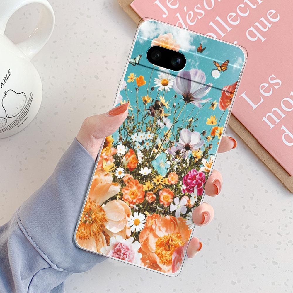 For Google Pixel 7A 6A Case For Google Pixel 8 Pro Clear Coque Soft Silicone TPU Phone Case For Google Pixel 7 Pro /6 Pro Fundas Google Pixel 6