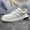 Fashion Men Platform Breathe Spring Small Leather Shoes New Fashion Trend Versatile Japan Korean Business Casual Shoes Suit Men Sneakers