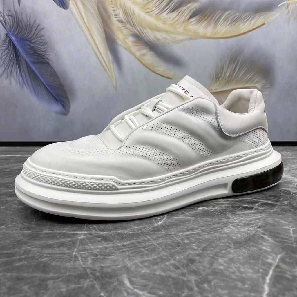 Fashion Men Platform Breathe Spring Small Leather Shoes New Fashion Trend Versatile Japan Korean Business Casual Shoes Suit Men Sneakers