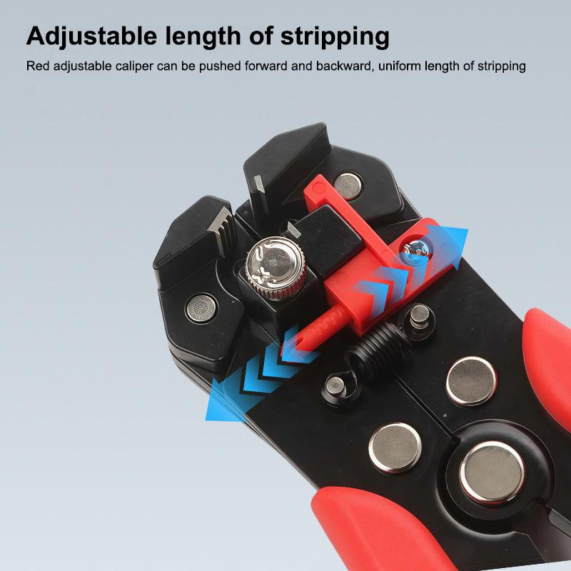 Wire Stripping Multifunctional Pliers For Cable Cut Crimpterminal High Precision Automatic Hand Tool Cable Cuttercrimper