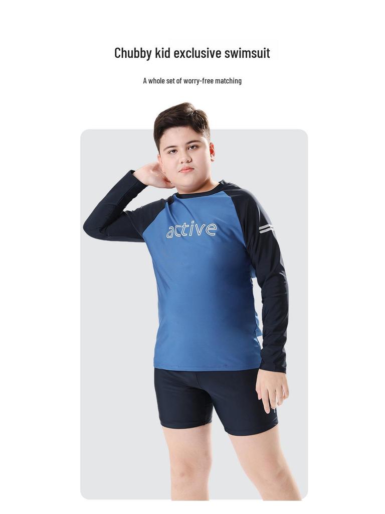 Chlapecká dvoudílná plavková souprava nadměrné velikosti - Dospívající plavky