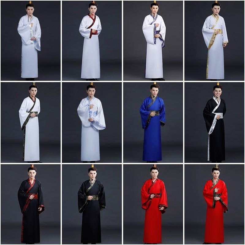 Trajes Hanfu Masculino Dinastia Tang Herói Han Palco Imperador Hanfu Masculino Estilo Chinês Roupa Tradicional Chinesa para Homem Cosplay