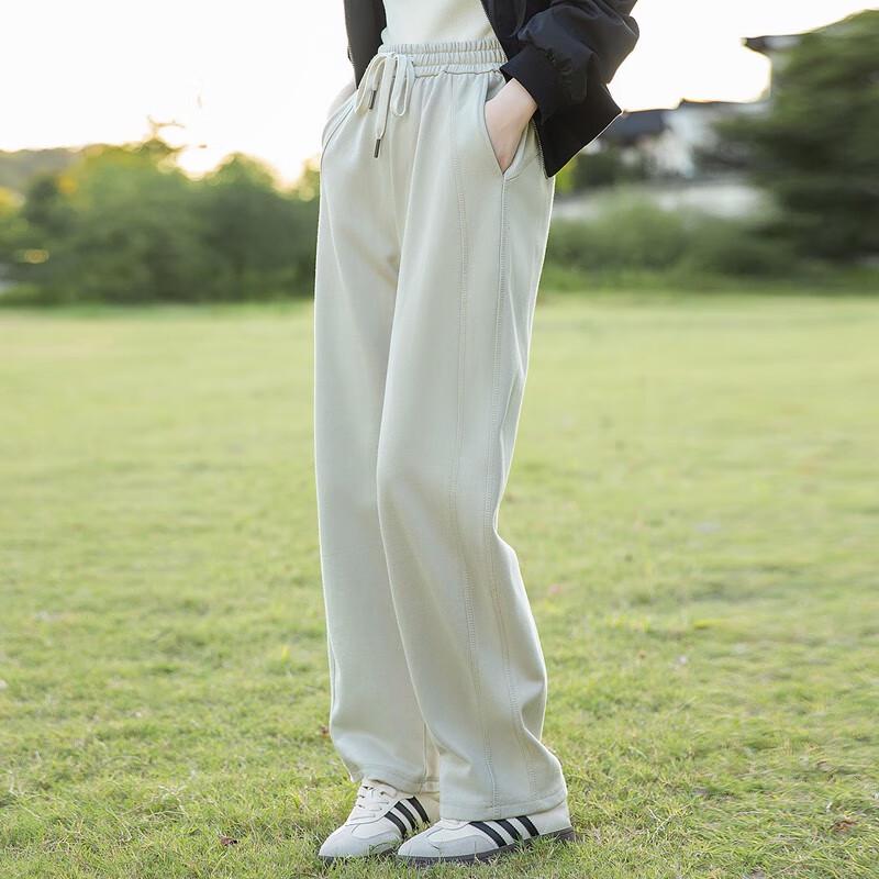Women's High-Waist Wide-Leg Casual Trousers