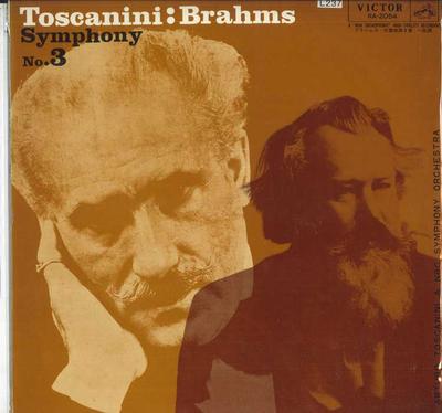 LP Schallplatte ARTURO TOSCANINI - Brahms: Symphonie Nr. 3 in F-Dur, RA2054 VICTOR Japan Klassisch Gebraucht