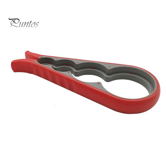 Bottle Opener Cap Twister Four-in-One Jar Lid Opener Anti-Slip Grip Easy Twist Off Caps Multiple Colors Kitchen Gadget