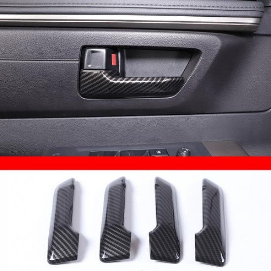 Carbon Style Interior Car Door Grab Handle Cover Trim For Tundra/Sequoia -23