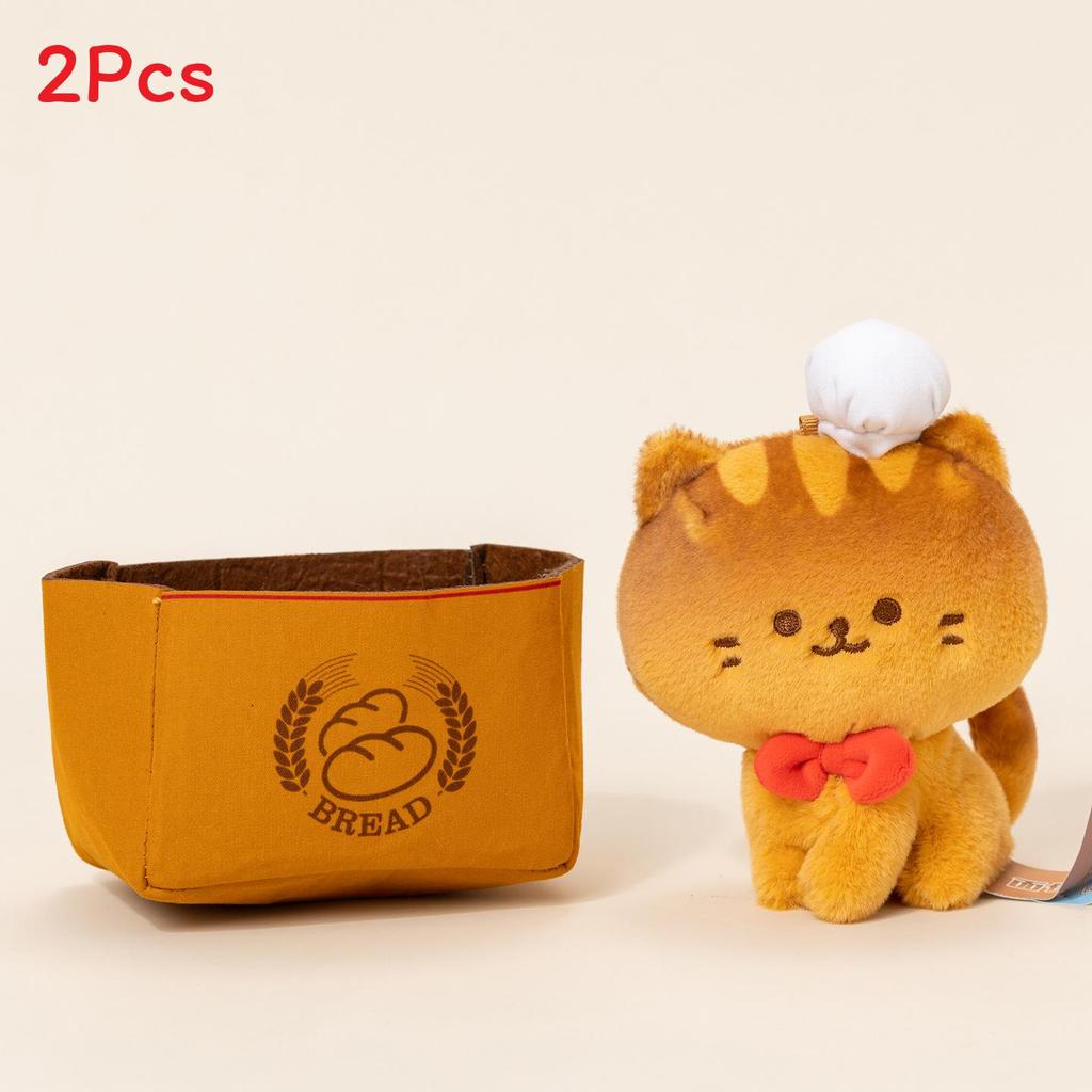 Classic Cat Plush Toy Car Pendant With Pp Cotton Filling For Car Decor And Collectors