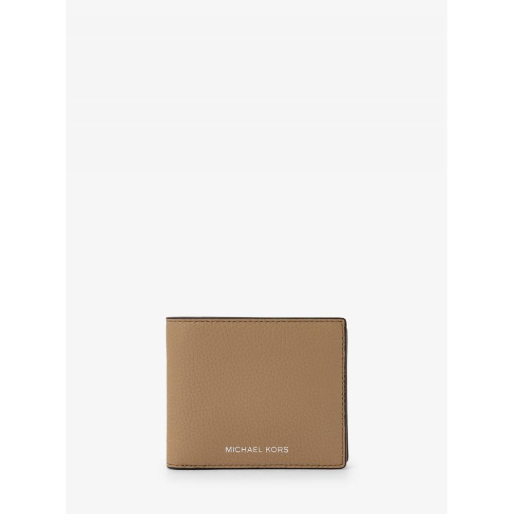Michael Kors Cooper Billfold Wallet With Coin Pocket 36t4lcof3l220 Camel