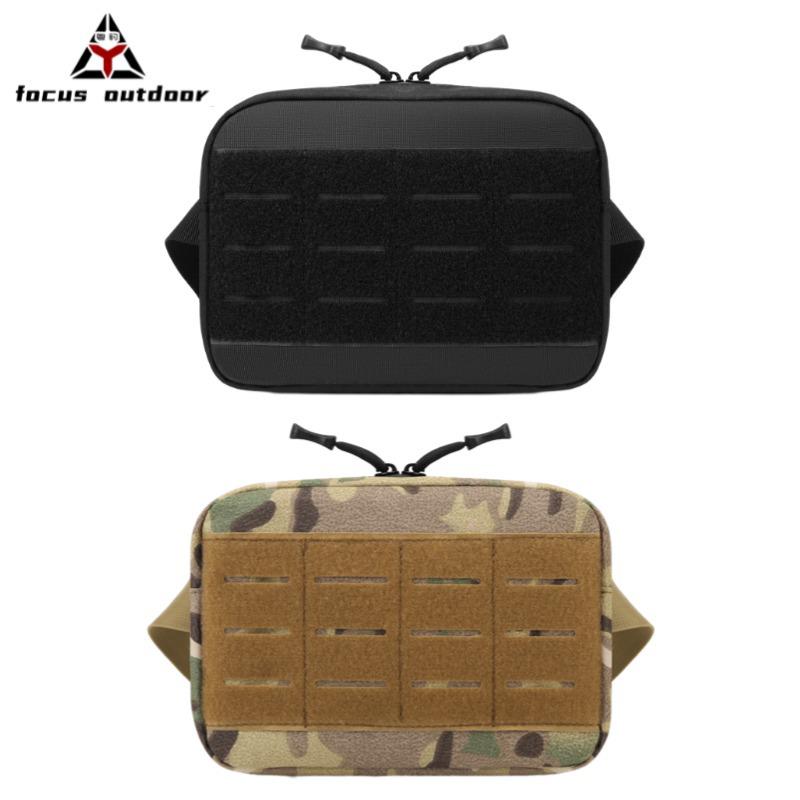 Men's Tactical Cross-Border Outdoor Sports Waist Bag with Laser-Cut MOLLE Mounting