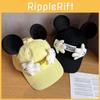 Mickey Mouse Cartoon Baseball Cap With Breathable Cotton For Summer Vacation And Casual Wear
