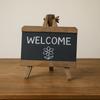 Collapsible Retro Bar Chalkboard Mini Small Wooden Blackboard Erasable Chalkboard  Home Office