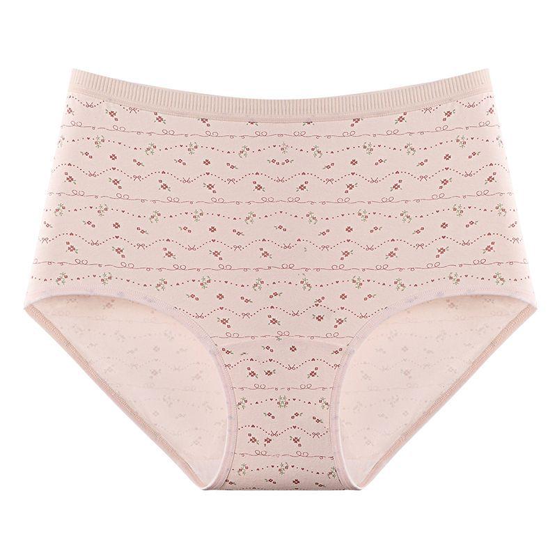 

Plus Size High-Elastic Mid-Waist Women s Briefs for Middle-Aged and Elderly: Skin-Friendly, Breathable, Comfortable Triangle Underwear L [105-130 kg]