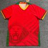 Kamerun Rote Fan Edition Kurzarm Fußballtrikot Herren Bambusfaser Fußballuniform Herbst Winter