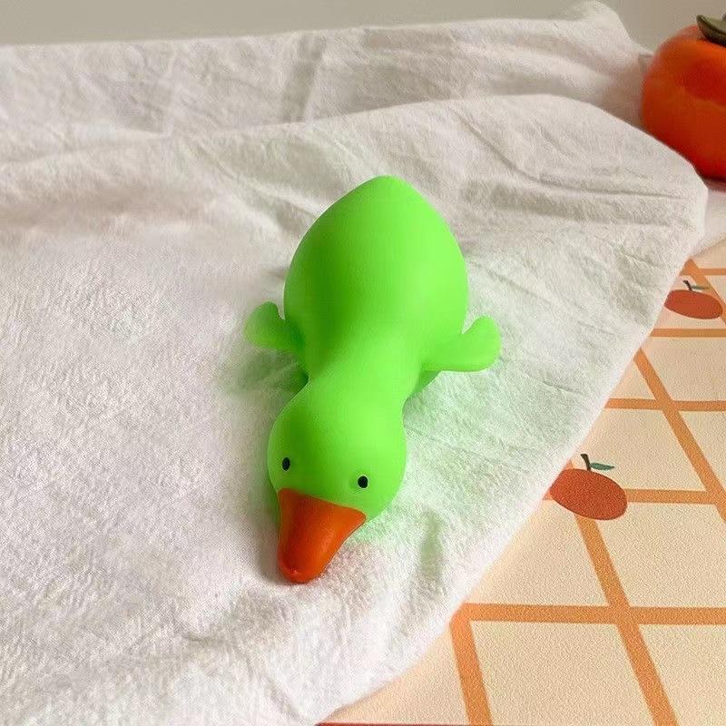 Squishy Duck Stress Ball - Anxiety Relief Sensory Fidget Toy , Soft Squeeze Toy for For Adults Kids, Party Favors Gifts