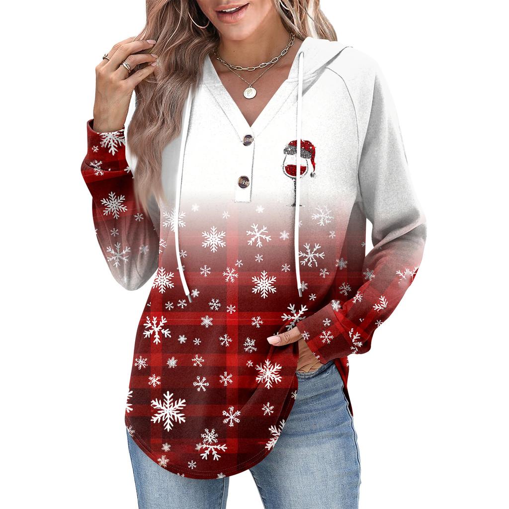 Women's Fashion Women's Lightweight Long Sleeve Pullover With Pockets Preppy Graphic Hoodie