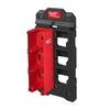Porte Batterie - MILWAUKEE - M18 Packout - Rouge - 10,2 x 10 x H33 cm - Mixte