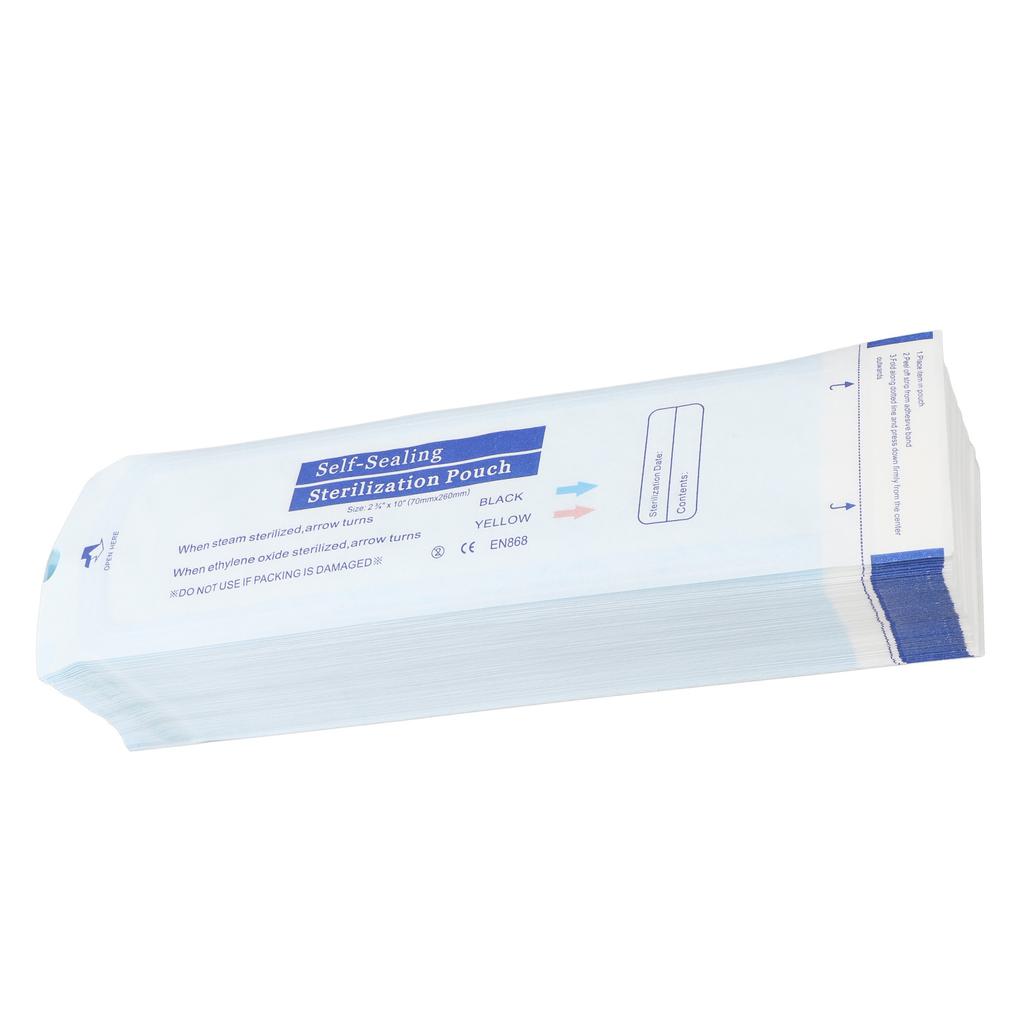 200pcs Self  Ing Bag Disposable Self  Ing Pouch Waterpoorf Dustproof Bag for   Cosmetic Food Laboratory