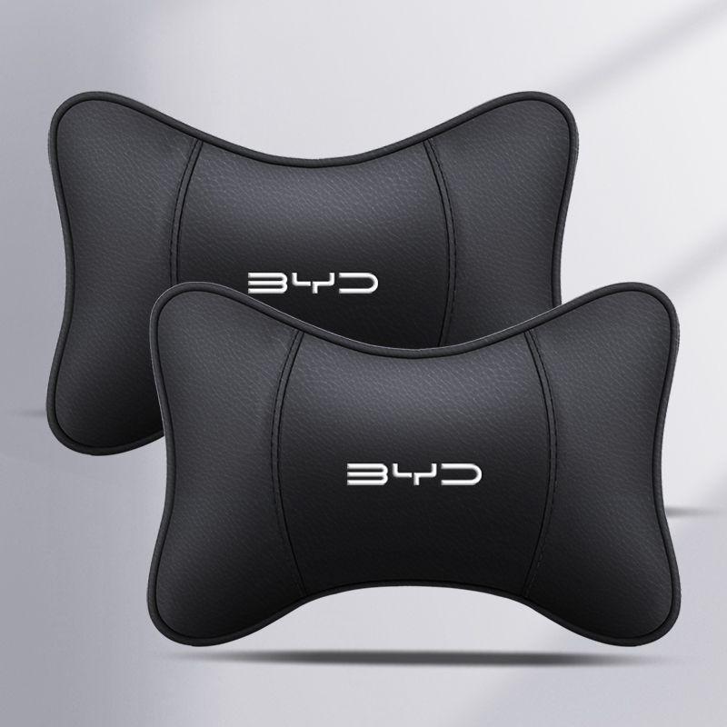 Compatible with New BYD Car Neck Pillow and Lumbar Support for Qin, Song Plus Dmi, Han, Tang, Yuan EV, and Dolphin Seal Models