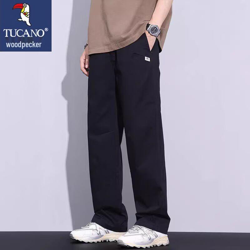 TUCANO Men's Casual Straight Leg Trousers