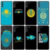 Kazakhstan Flag Case For Samsung Galaxy S20 FE S21 FE S22 Ultra Note 20 S8 S9 S10 Note 10 Plus Back Cover