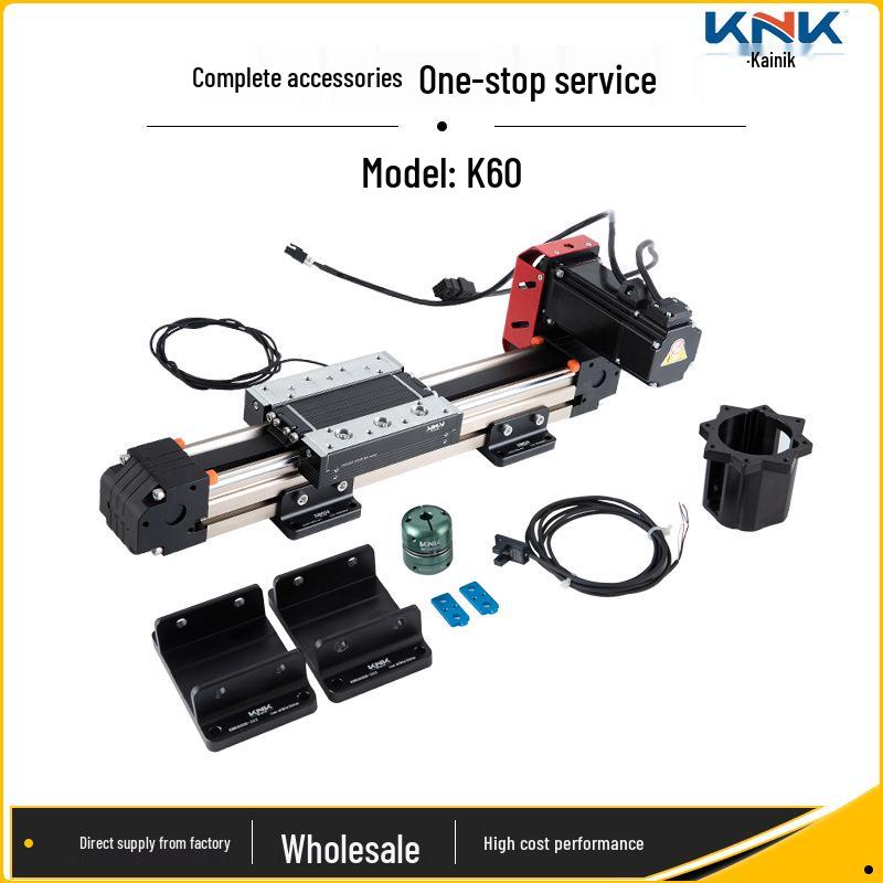 K60A High-Speed Precision CNC Synchronous Belt Linear Module with Single Axis Cross Guide