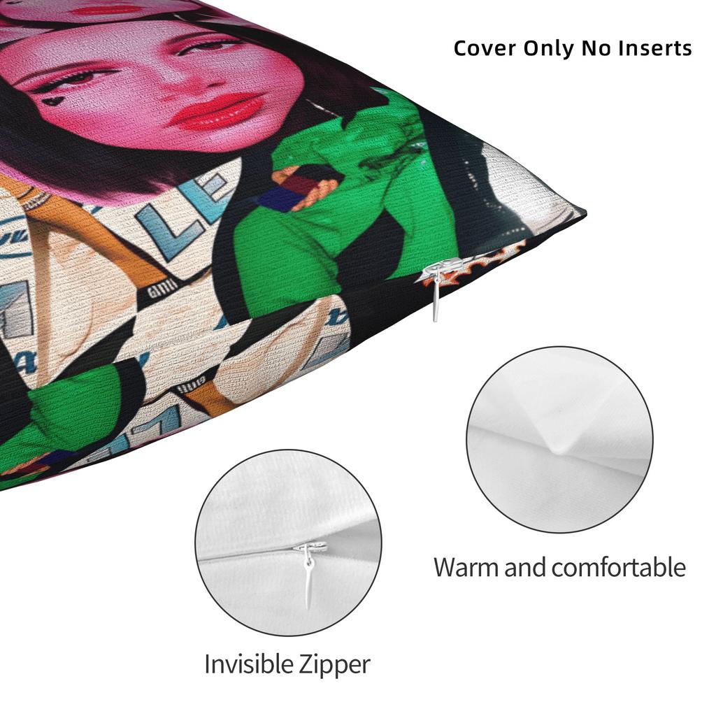 O-Omar Courtz Pillow Cover  Morden Pillow Case For Chair Sofa Home Decor Soft Cushion Cover Gift
