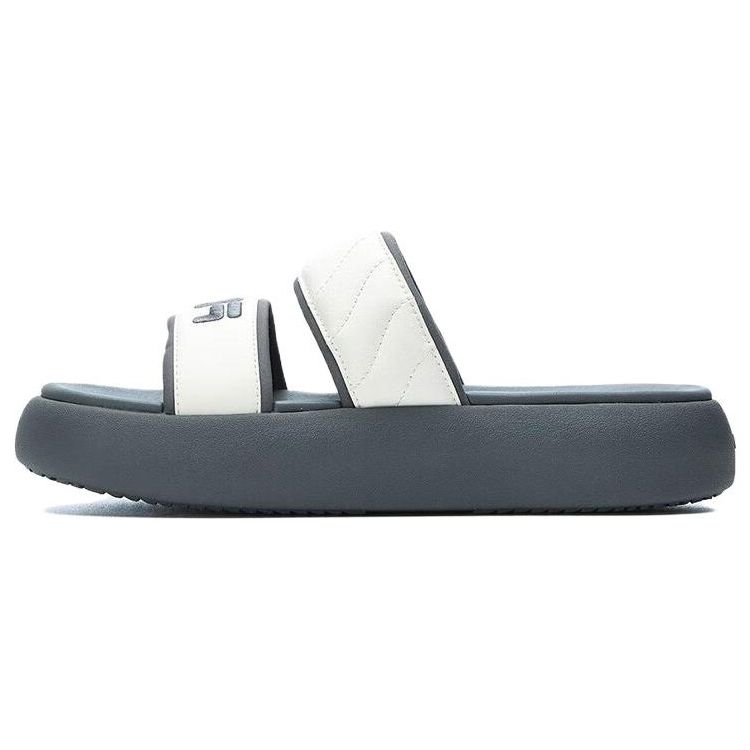 Fila Donut Comfortable Elevated Casual Slide Sandals Women Footwear White Gray F12W321503FGG