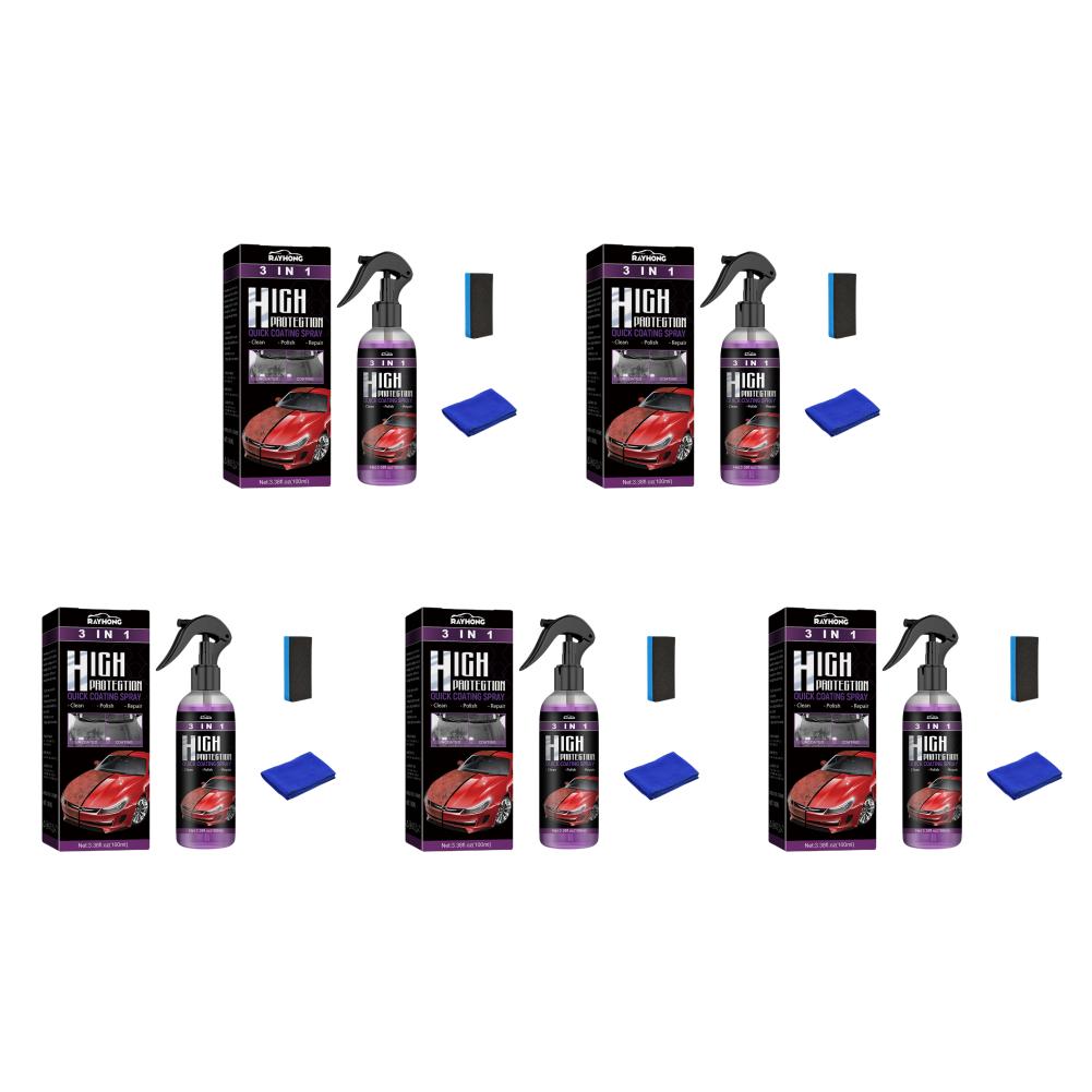 3 In 1 Quick Coating Spray High Protection Shine Armor Ceramic Car Wash Car Shield Coating Cleaning Nano Polishing Paint Wax