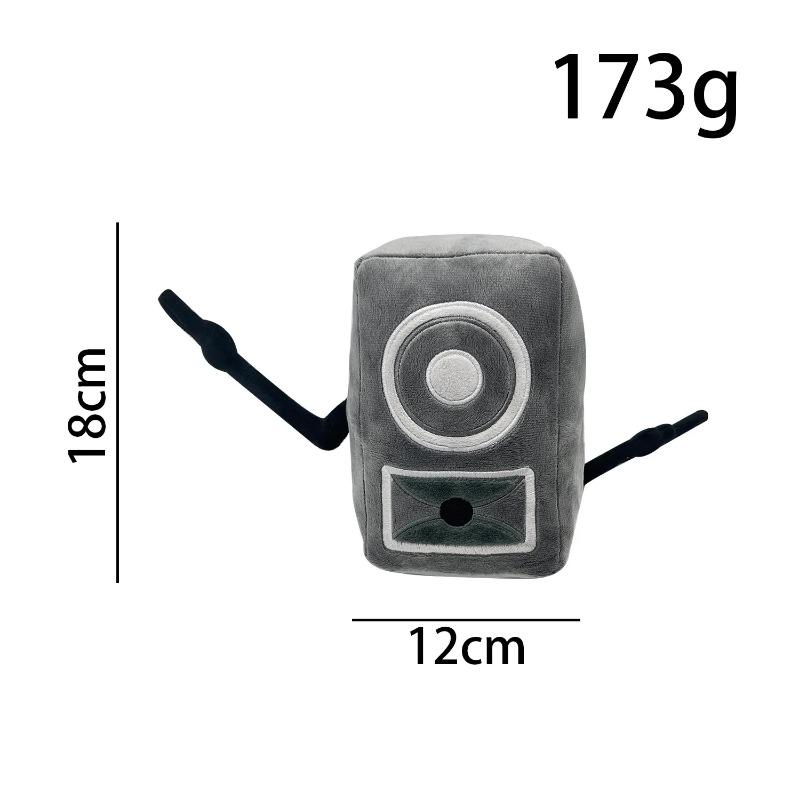 34pcs Skibidi Toilet Plush Soft Toy Cameraman TV Man Skibidi Dop Dop Yes Yes Titans Camcordeman Speakerman Speaker Man Doll