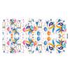 Waterproof Full Cover Party Nail Stickers - Colorful Designs (YMY2057-2072)