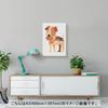 Art 420mm x Wall Wooden Stylish Interior Animal Panel, Painting, Decoration, igsticker, 297mm, A3, Photo, Hanging, Frame, Decor, 016225, Dog,