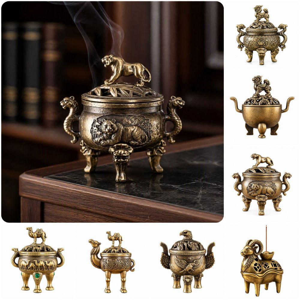 Animal Figurine Incense Holder Hollow Out Incense Accessories New Aromatherapy Tool Aromatherapy