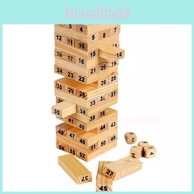Wooden Number Stackers Toy With Diy Fun For Kids Educational Development